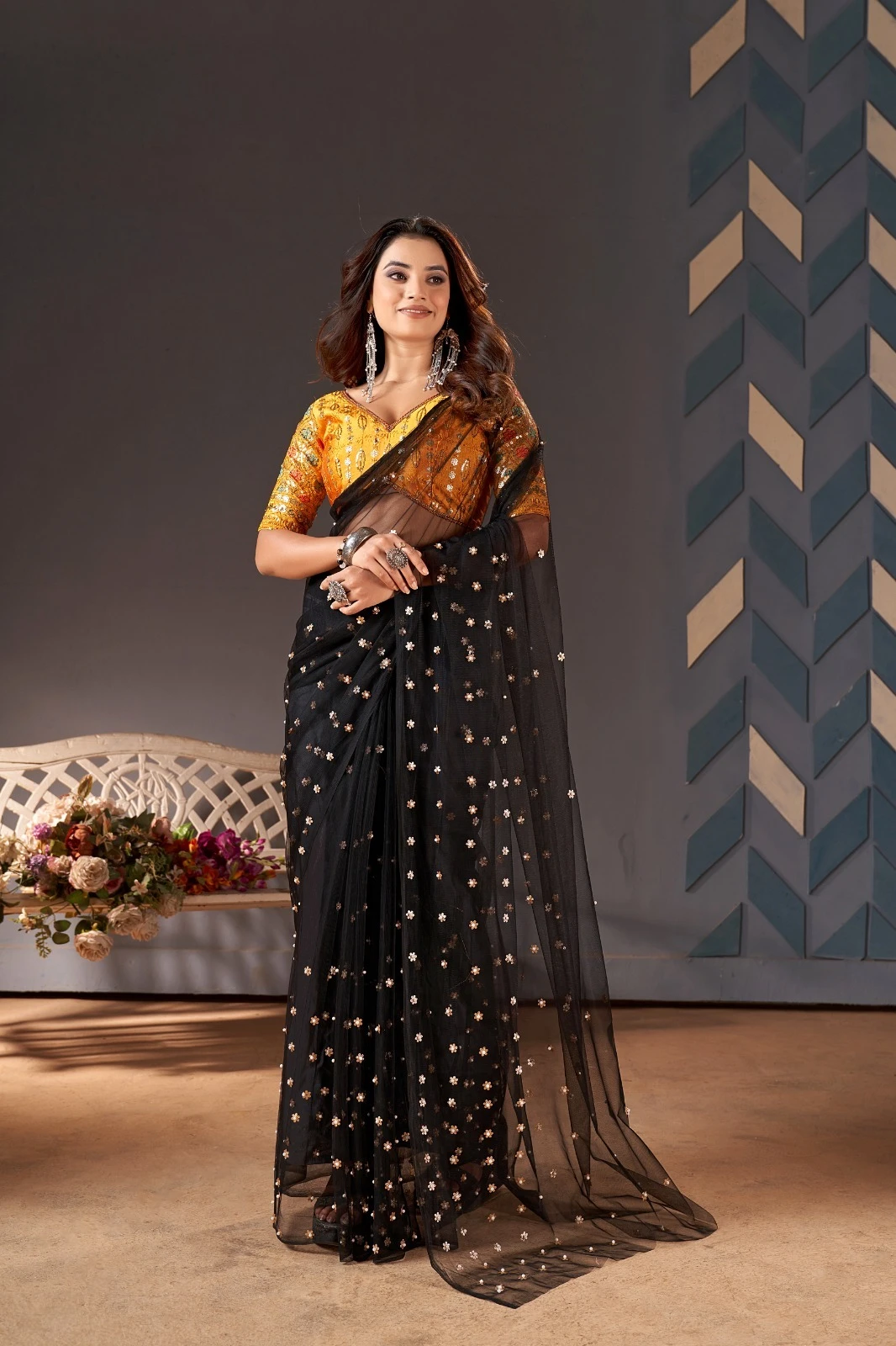 Vardan Ethnic Bt 1158 Heavy Butterfly Net Wholesale Fancy Sarees Catalog — Wholesale Sarees, MPA wholesale from Surat — Photo 5